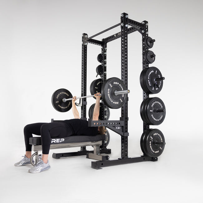 REP Fitness Apollo Half Rack In Use (Benching)