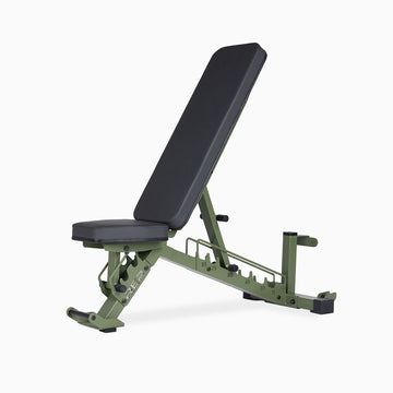 AB-4100 Adjustable Weight Bench in Army Green
