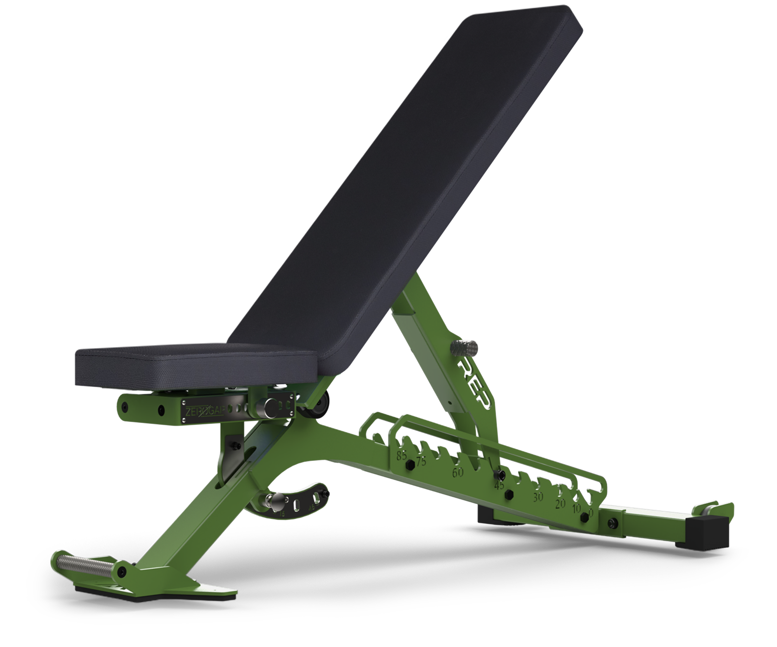 BlackWing Adjustable Bench - Army Green / Standard