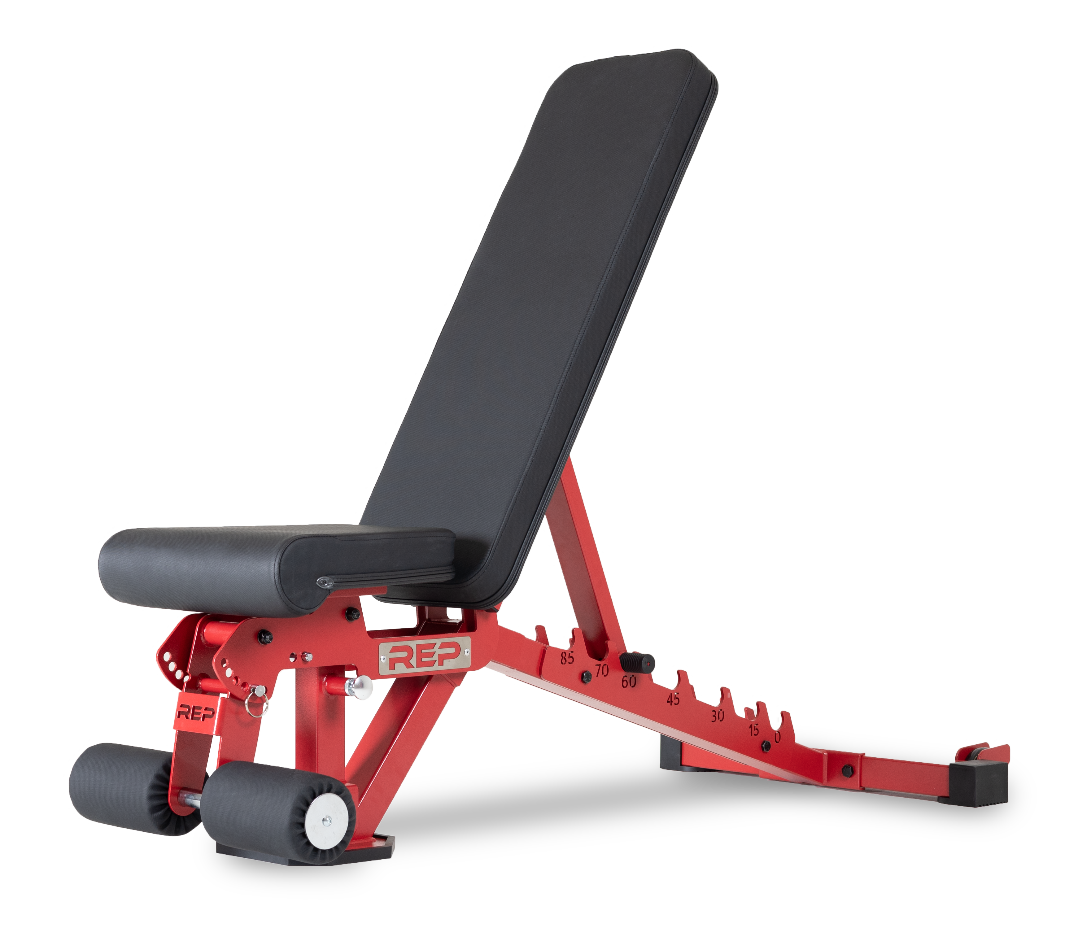 AB-3000 2.0 FID Adjustable Weight Bench - Red