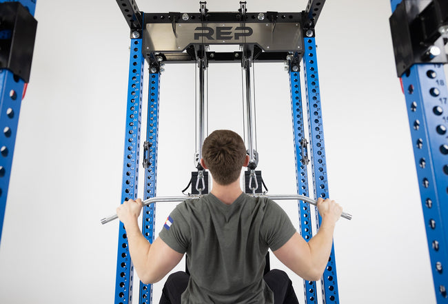 Ares Cable Attachment In Use (Cable Lat Pulldown)